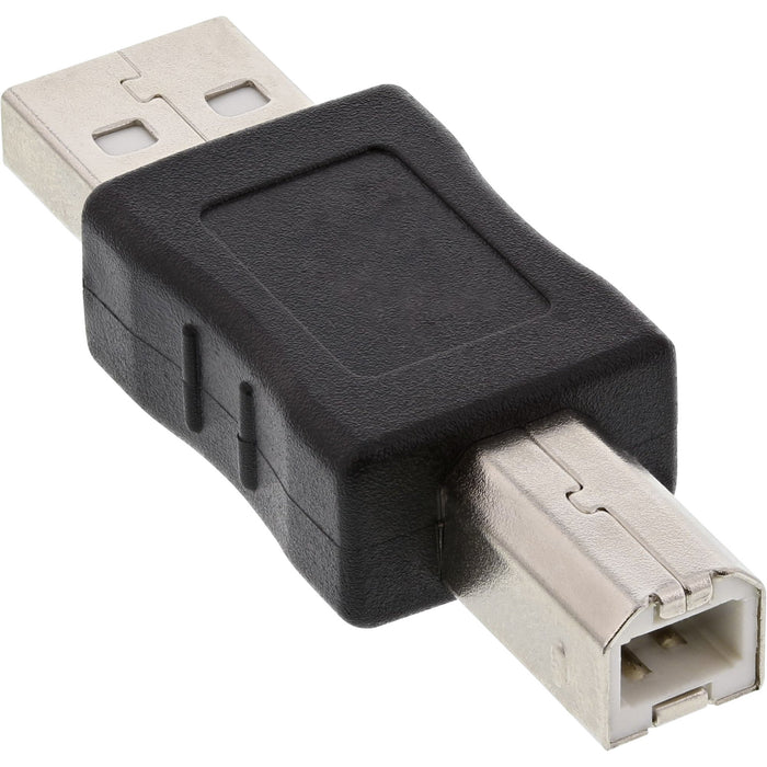 EAN 4043718053988 - InLine 33443A cambiador de género para cable USB 2.0 A male USB 2.0 B Negro imagen 2