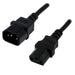 EAN 3700224714123 - MCL Cable Electric male/female 3m Negro C14 acoplador C13 acoplador imagen 1
