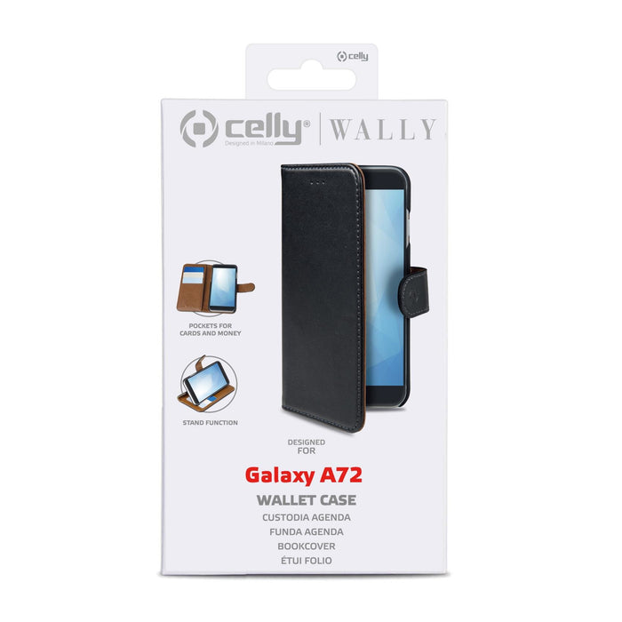 EAN 8021735764427 - Celly WALLY949 funda para teléfono móvil 17 cm (6.7") Funda cartera Negro imagen 4