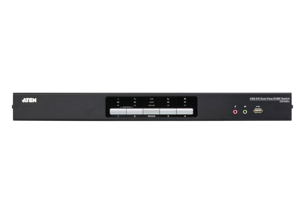EAN 0672792004278 - ATEN CS1644A interruptor KVM Montaje en rack Negro imagen 2