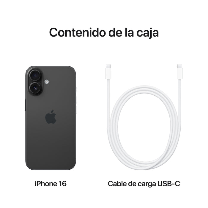 EAN 0195949821899 - Apple iPhone 16 15,5 cm (6.1") SIM doble iOS 18 5G USB Tipo C 128 GB Negro imagen 9