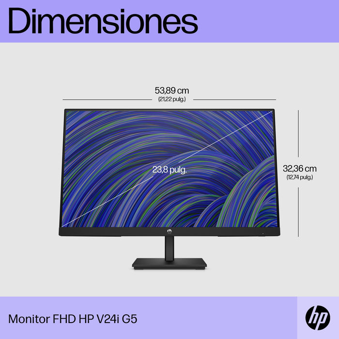EAN 5715063139813 - HP V24i G5 FHD Monitor pantalla para PC 60,5 cm (23.8") 1920 x 1080 Pixeles Full HD LCD Negro imagen 6
