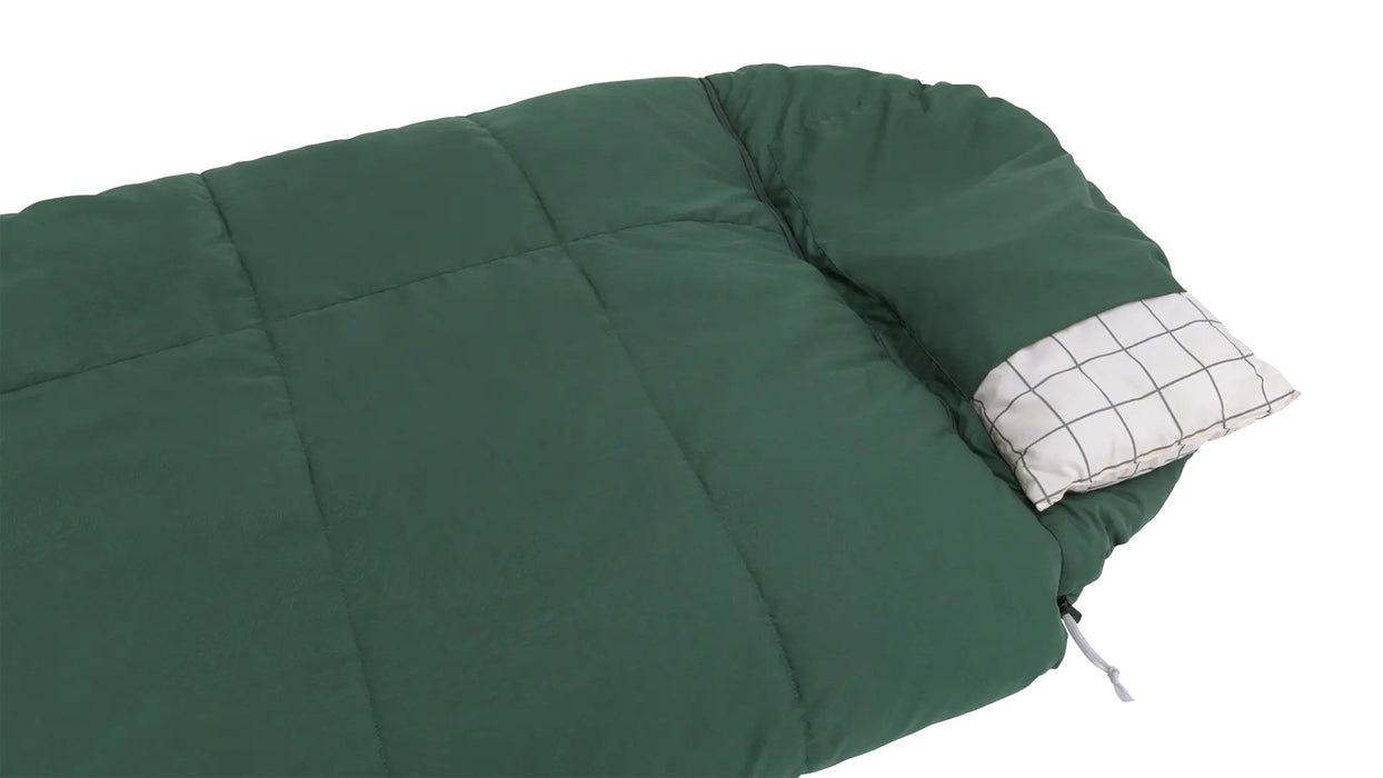 EAN 5709388158604 - Outwell Camper Prime Adulto Saco de dormir semi-rectangular Algodón, Poliéster Verde imagen 4