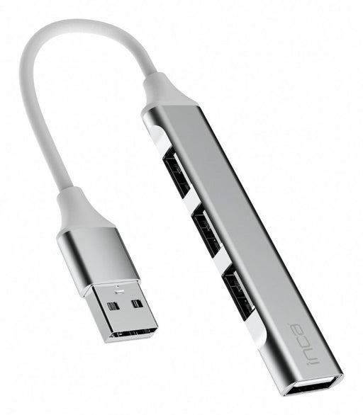 EAN 8681949014949 - Inca IUSB-4TUX hub de interfaz USB 2.0 Type-A 5000 Mbit/s Plata, Blanco imagen 1