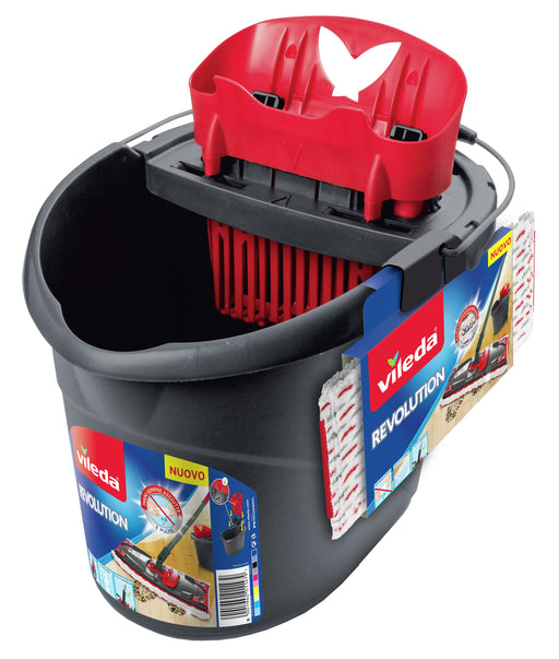 EAN 4023103206052 - Vileda 158575 mopa, fregona y cubo Tanque individual Negro, Rojo, Blanco imagen 2