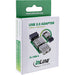 EAN 4043718121236 - InLine 33440I cambiador de género para cable 2x USB-A Verde imagen 4