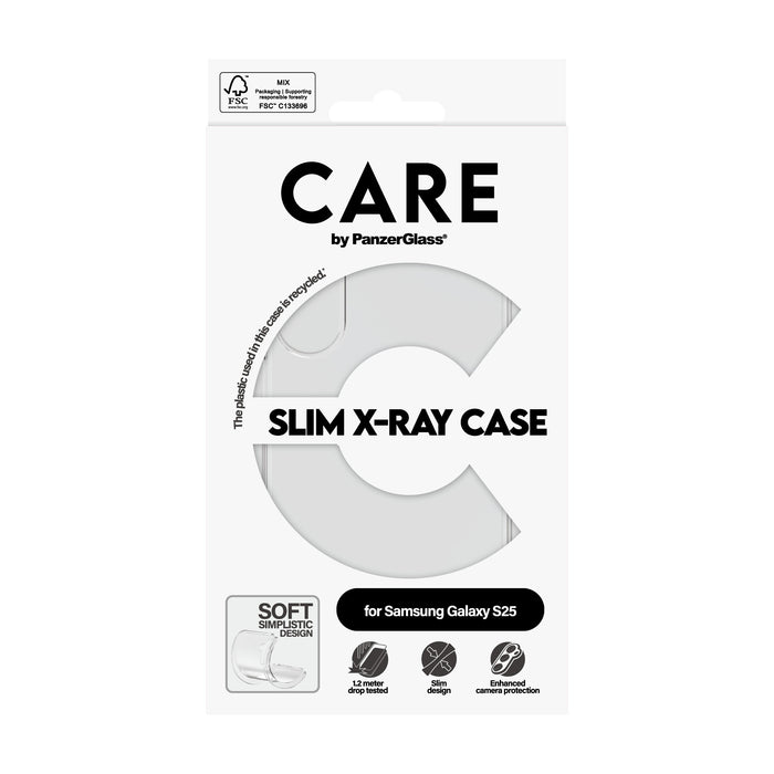 EAN 5715685016455 - PanzerGlass CARE™ by ® X-Ray Case Samsung Galaxy S25 funda para teléfono móvil Transparente imagen 3