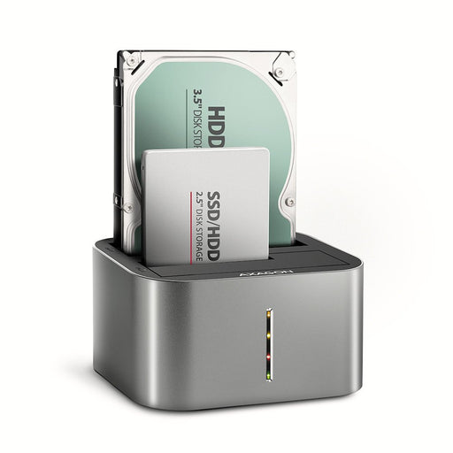 EAN 8595247907707 - Axagon AXG ADSA-DC - Docking- und Kopierstation 2x 2.5''/3.5'' SATA USB 3.0 - Digital/Daten USB 3.2 Gen 1 imagen 1