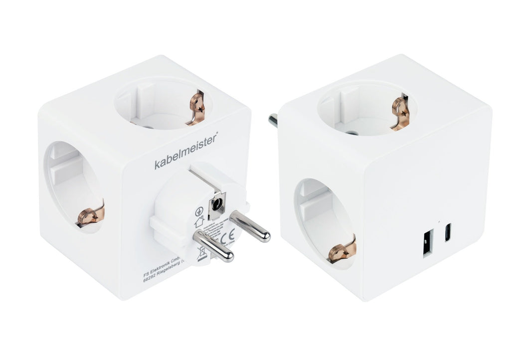 EAN 4066857001993 - Alcasa SW01-W base múltiple 3 salidas AC Interior Blanco imagen 3
