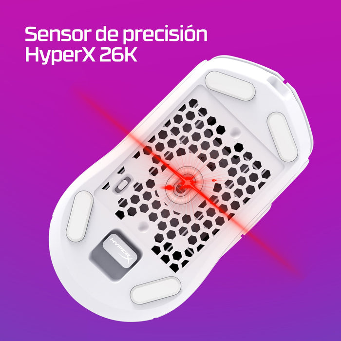 EAN 0196786272547 - HyperX Pulsefire Haste 2 Wireless White Gaming Mouse ratón Juego Ambidextro RF inalámbrico 26000 DPI imagen 9