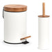 EAN 4003368189086 - Zeller Present 18908 papelera 3 L Alrededor Bamboo, Plancha Blanco, Madera imagen 3