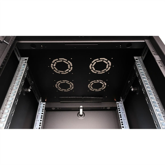 EAN 7630049602038 - ROLINE 26.21.0200 armario rack 22U Rack o bastidor independiente Negro imagen 3