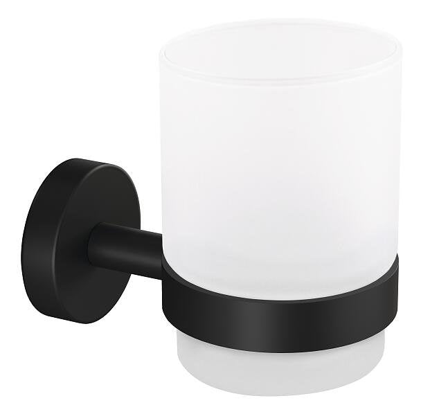 EAN 4063565127298 - TESA MOON BLACK Negro, Blanco Portacepillos de dientes de pared imagen 1