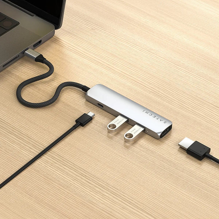 EAN 810086361717 - Satechi ST-P4SS hub de interfaz USB Tipo C 10000 Mbit/s Plata imagen 7