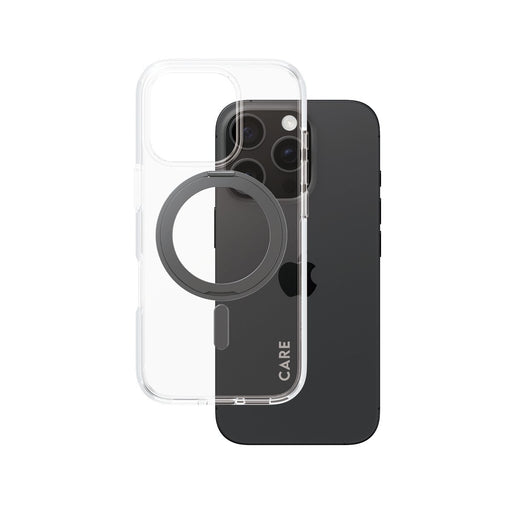 EAN 5715685003837 - PanzerGlass CARE™ by ® Case Transparent w. Black Kickstand & MagSafe iPhone 16 Pro funda para teléfono mó imagen 1