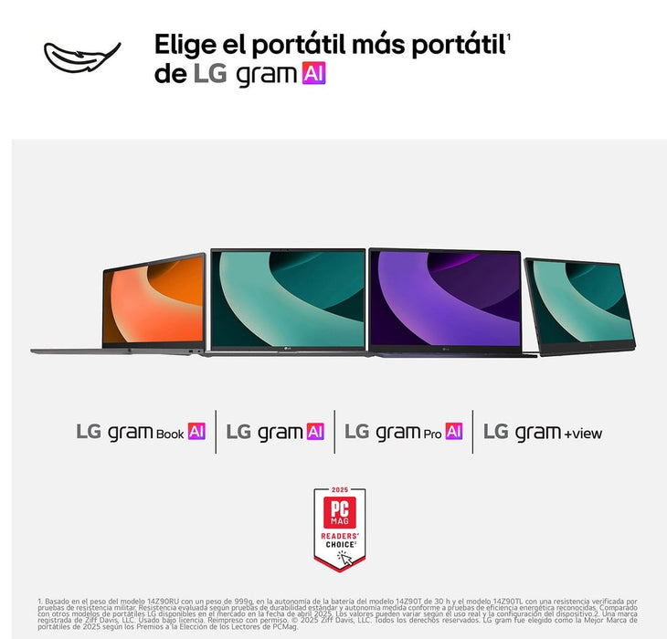 EAN 8806096666708 - LG Gram 16ZD90T-G.AX88B ordenador portatil Intel Core Ultra 7 255H Portátil 40,6 cm (16") WQXGA 32 GB LPD imagen 10