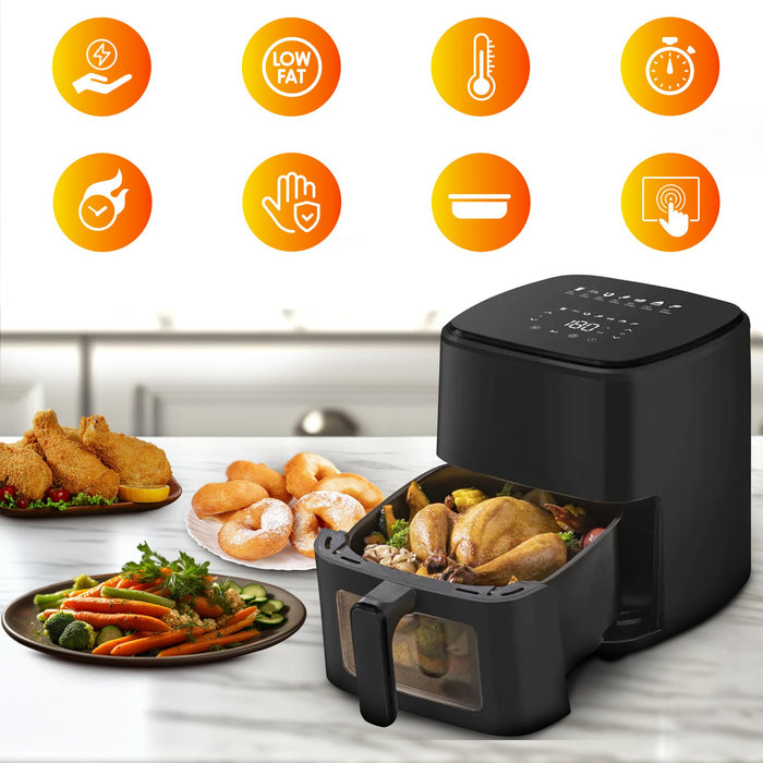 EAN 5907207221779 - Extralink Home SJ-500 5L Sencillo 1500 W Freidora de aire caliente Negro imagen 13