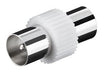 EAN 4040849115356 - Goobay 11535 cambiador de género para cable IEC Blanco imagen 1