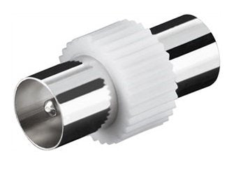 EAN 4040849115356 - Goobay 11535 cambiador de género para cable IEC Blanco imagen 1