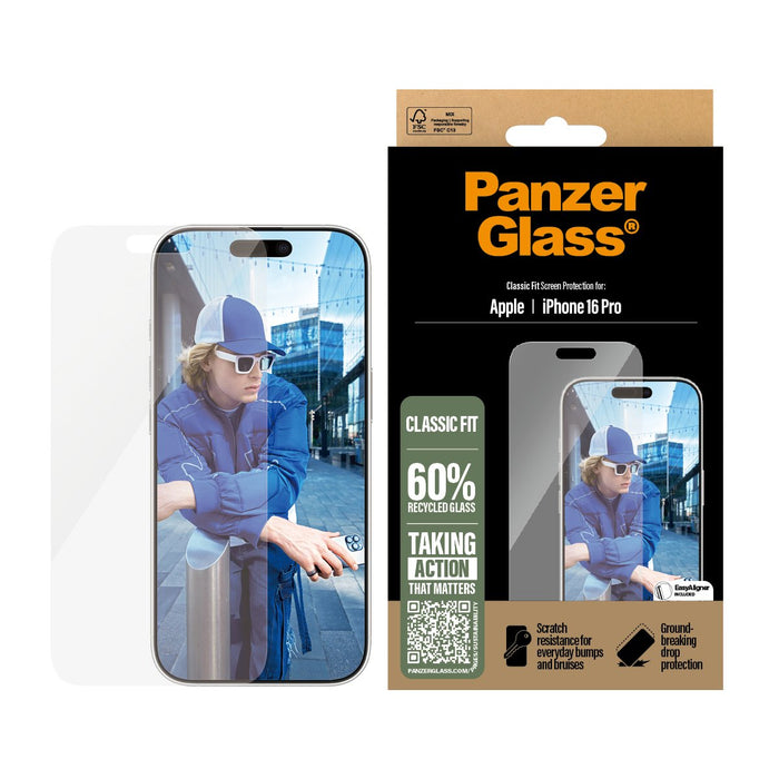 EAN 5715685002724 - PanzerGlass ® Screen Protector iPhone 16 Pro | Classic Fit Protector de pantalla Apple 1 pieza(s) imagen 2