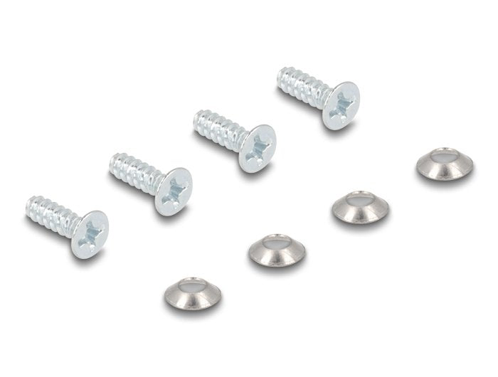 EAN 4043619670611 - DeLOCK 67061 cambiador de género para cable Plata imagen 3