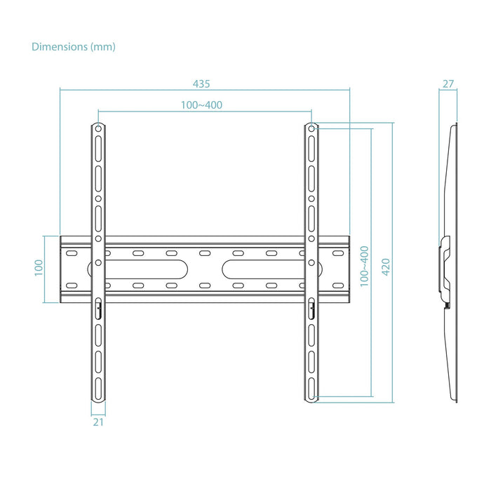 EAN 8433281017054 - TooQ LP1072F-B soporte para TV 177,8 cm (70") imagen 6
