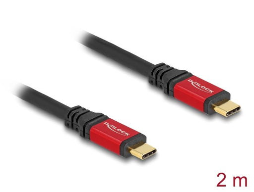 EAN 4043619800919 - DeLOCK 80091 cable USB USB 3.2 Gen 1 (3.1 Gen 1) USB C Negro, Rojo imagen 2