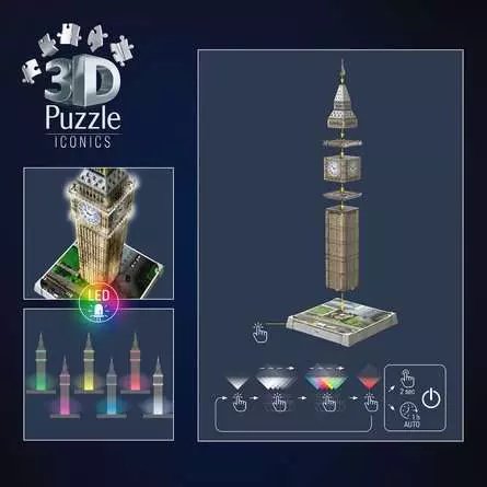 EAN 4005555080251 - Ravensburger 12008025 puzzle Puzle 3D 216 pieza(s) Edificios imagen 7