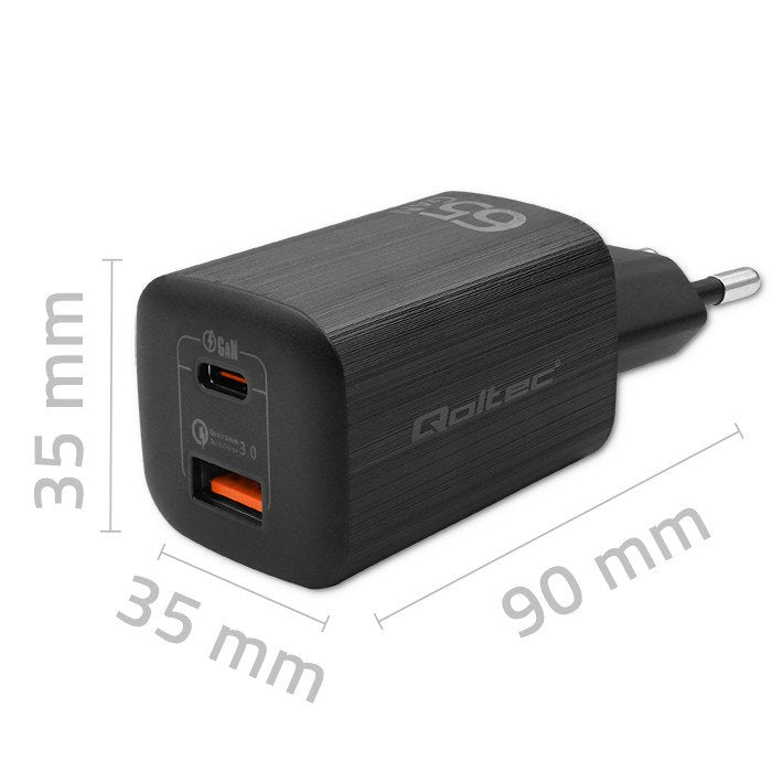 EAN 5901878507668 - Qoltec 50766 cargador de dispositivo móvil Portátil, Consola de juegos portátil, Batería portátil, Smartp imagen 4