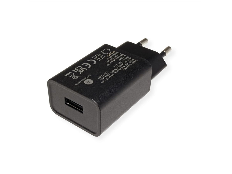 EAN 7630049620001 - VALUE 19.99.1093 cargador de dispositivo móvil Universal Negro Corriente alterna Interior imagen 2
