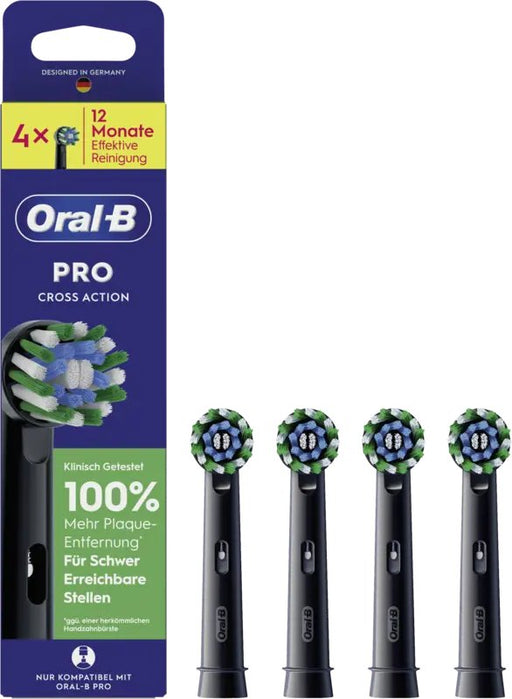 EAN 8006530015431 - Oral-B 015431 cepillo de cabello 4 pieza(s) Negro imagen 2