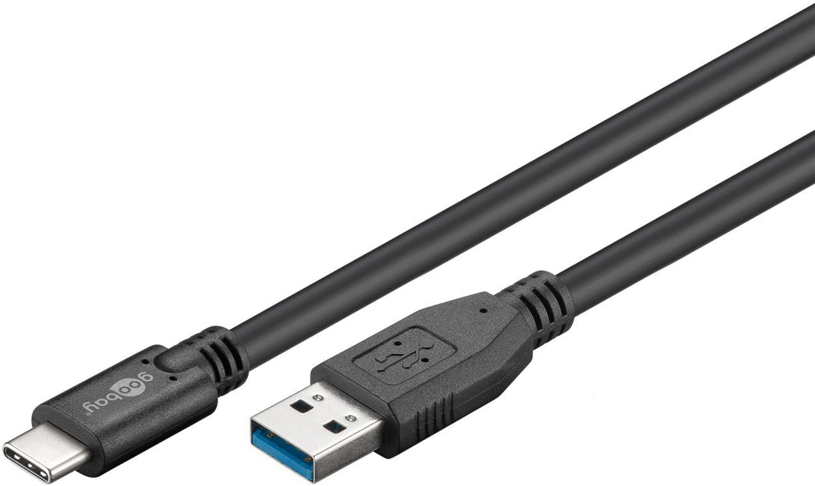 EAN 4040849712210 - Goobay 71221 cable USB USB 3.2 Gen 1 (3.1 Gen 1) 2 m USB A USB C Negro imagen 2