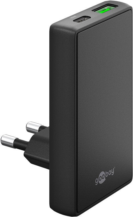 EAN 4040849757235 - Goobay 75723 cargador de dispositivo móvil Universal Negro Corriente alterna Carga rápida Interior imagen 1