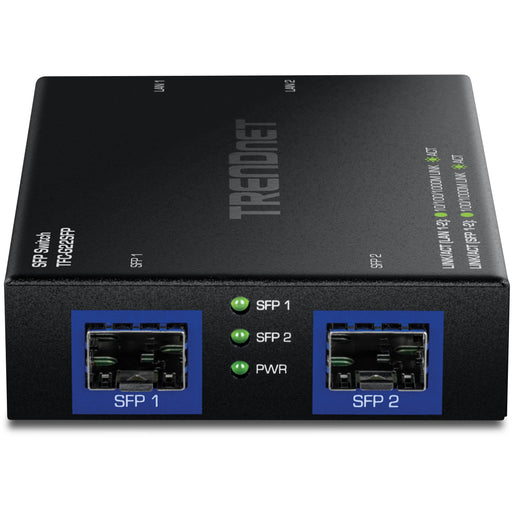 EAN 710931504798 - Trendnet TFC-G22SFP switch No administrado Gigabit Ethernet (10/100/1000) Negro imagen 2