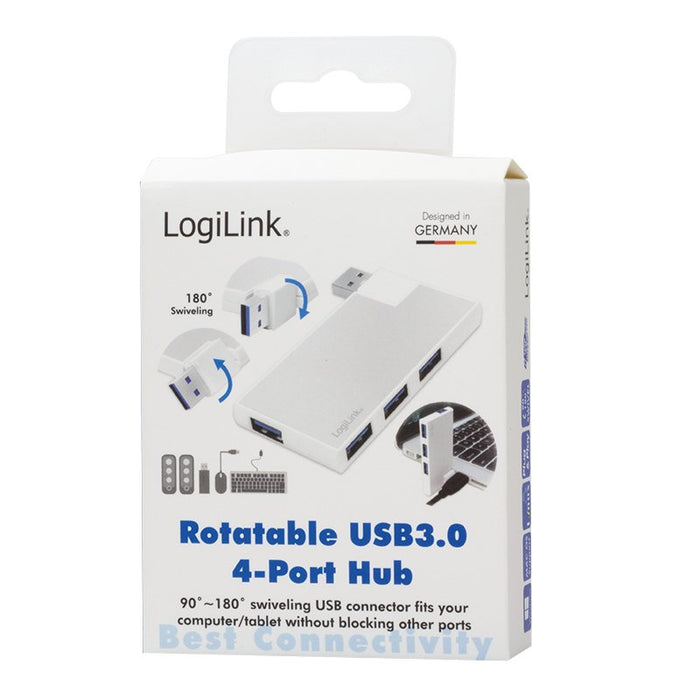 EAN 4052792048476 - LogiLink UA0303 hub de interfaz USB 3.2 Gen 1 (3.1 Gen 1) Type-A 5000 Mbit/s Plata imagen 7