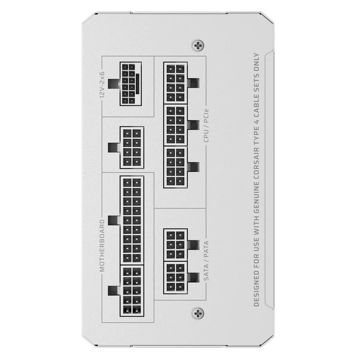 EAN 0840440431084 - Corsair RM Series RM1000e unidad de fuente de alimentación 1000 W 24-pin ATX ATX Blanco imagen 3