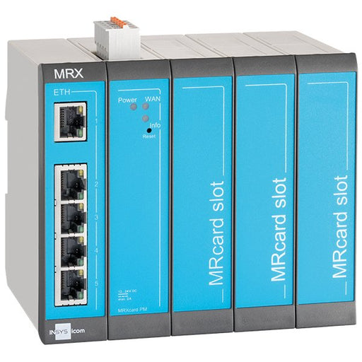 EAN 4022892000421 - Insys Microelectronics MRX5 LAN router Ethernet rápido Azul, Gris imagen 1
