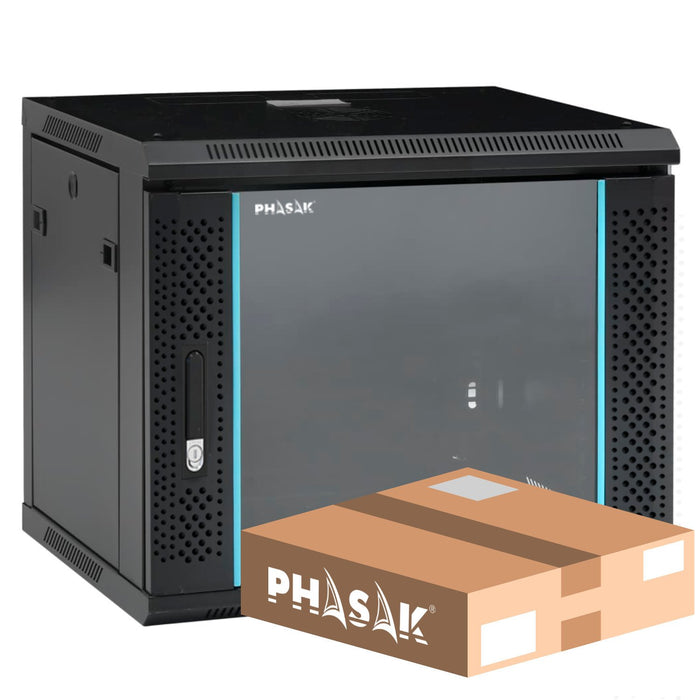 EAN 0745604519977 - Phasak PHO 2109D armario rack 7U Bastidor de pared Negro imagen 1
