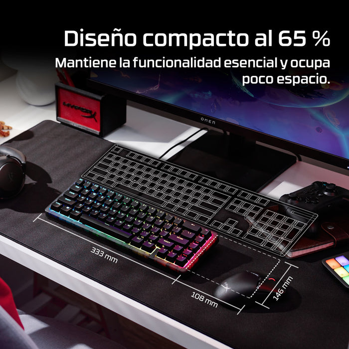 EAN 198828944610 - HyperX Origins 2 65 teclado Juego USB Negro imagen 4