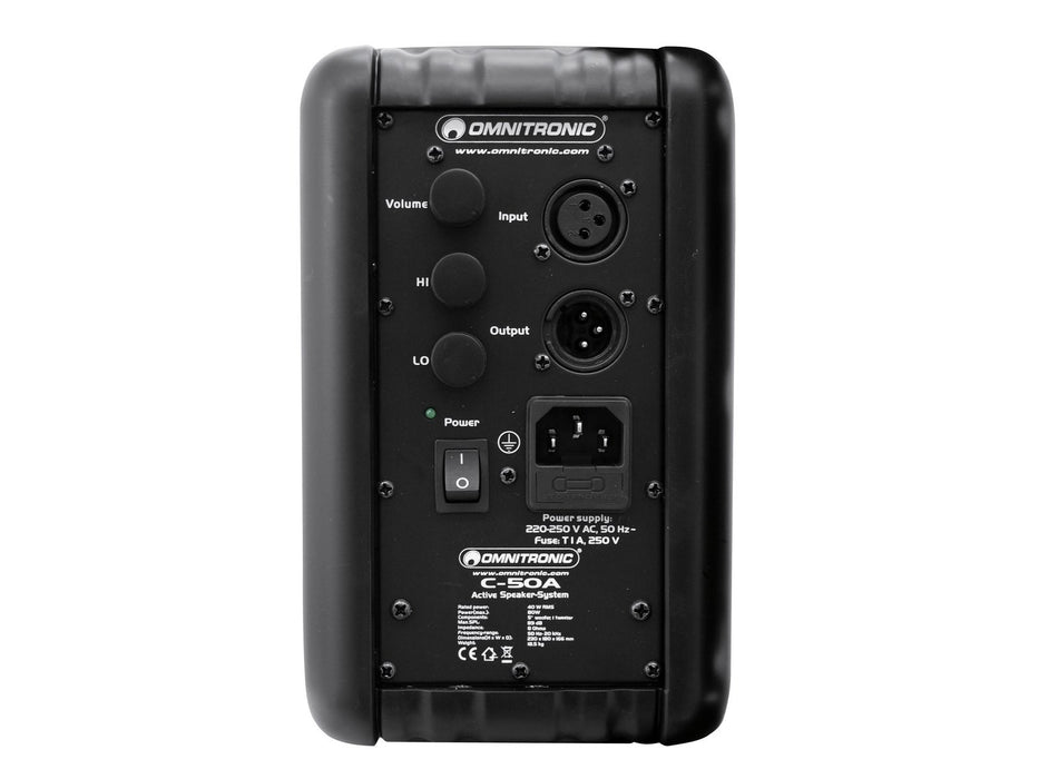 EAN 4026397356274 - Omnitronic 11036716 altavoz De 2 vías Negro Alámbrico 50 W imagen 4