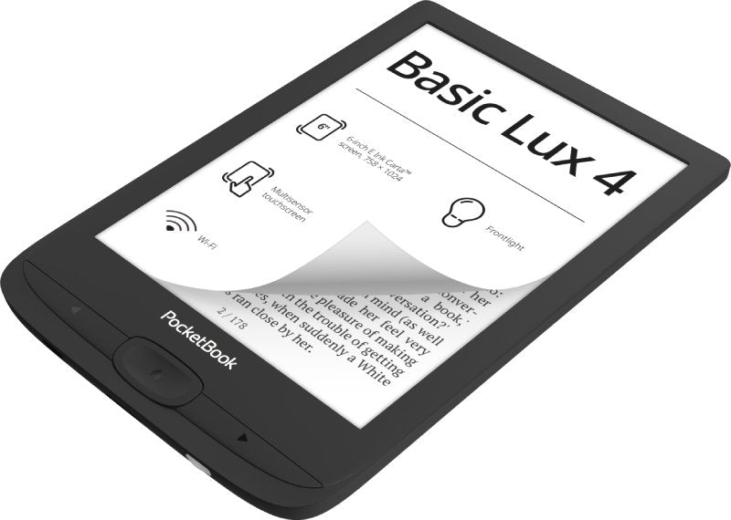 EAN 7640152093968 - PocketBook Basic Lux 4 lectore de e-book Pantalla táctil 8 GB Wifi Negro imagen 2