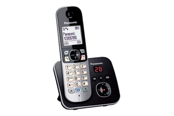 EAN 5025232699407 - Panasonic KX-TG6821 Teléfono DECT Identificador de llamadas Negro, Plata imagen 2