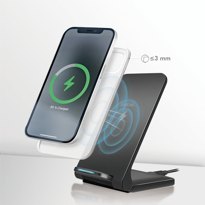 EAN 4052792074048 - LogiLink PA0315RF cargador de dispositivo móvil Smartphone Negro USB Cargador inalámbrico Carga rápida In imagen 7