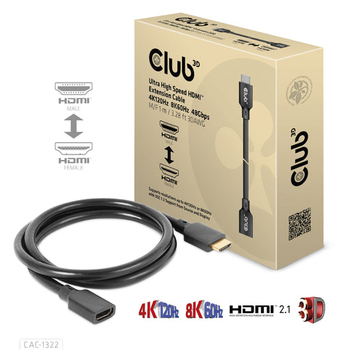 EAN 8719214472665 - CLUB3D CAC-1322 cable HDMI HDMI tipo A (Estándar) Negro imagen 2