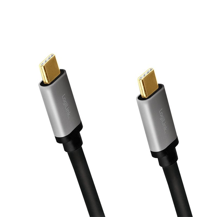 EAN 4052792062274 - LogiLink CUA0107 cable USB USB 3.2 Gen 2 (3.1 Gen 2) 1 m USB C Negro, Gris imagen 2