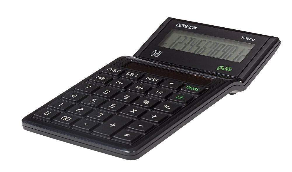 EAN 4015468117630 - Genie 305 ECO calculadora Escritorio Calculadora básica Negro imagen 2