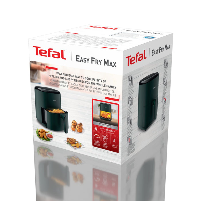 EAN 3045387291112 - Tefal Easy Fry Max EY245B Sencillo 5 L Independiente 1500 W Freidora de aire caliente Gris imagen 12