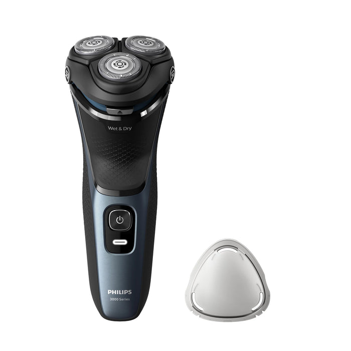 EAN 8720689018555 - Philips 3000 series S3144/00 afeitadora Máquina de afeitar de rotación Recortadora Azul imagen 1