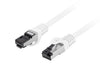 EAN 5901969440645 - Lanberg PCF8-10CU-0025-W cable de red Blanco 0,25 m Cat8.1 S/FTP (S-STP) imagen 1