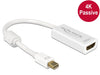 EAN 4043619626144 - DeLOCK 62614 adaptador de cable de vídeo 0,2 m Mini DisplayPort HDMI tipo A (Estándar) Blanco imagen 2